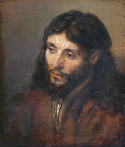 Head of Christ *oil on panel *25 x 21.7 cm *circa 1648